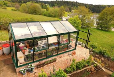 Euro-Serre Tuinkas Euro Tropic Maxi – 236 x 410 cm Glas Polycarbonaat