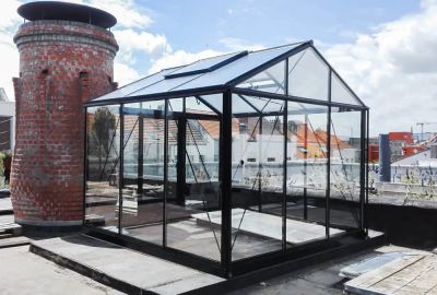 Euro-Serre Tuinkas Euro Tropic Maxi – 236 x 310 cm Aluminium Polycarbonaat zwart