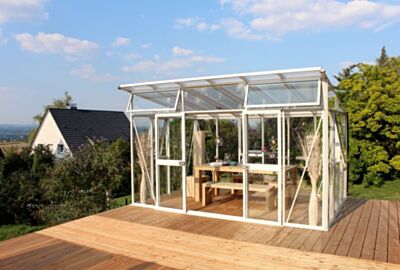 Tuinkas Aphrodite 11500 - 392x291cm Wit