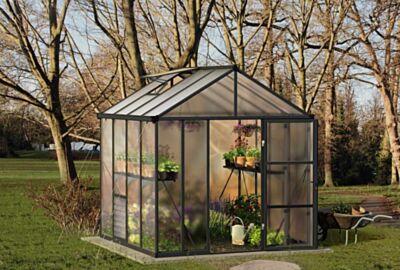 Tuinkas Canopia Glory 8x8 -244 x 244 cm - Antraciet