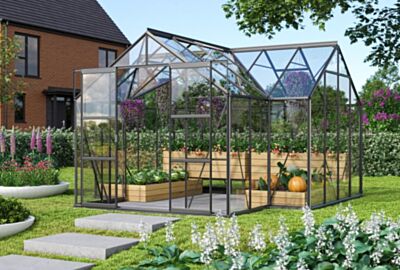 Vitavia Tuinkamer Sirius 383x383cm - Zwart