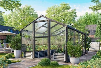 Vitavia Tuinkas Deimos 11200 - 260x431cm - Zwart